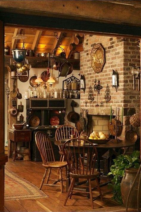 Witchy farmhouse: rustic kitchen decor with a magical twist